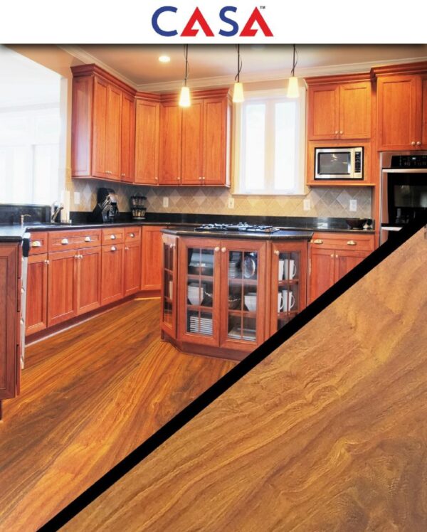 Casa Wooden Flooring Laminate Series 8.3MM Thickness  – Model – CF11 – Velvet Timber Colour – 10 pcs Box- 26sqft - Image 3