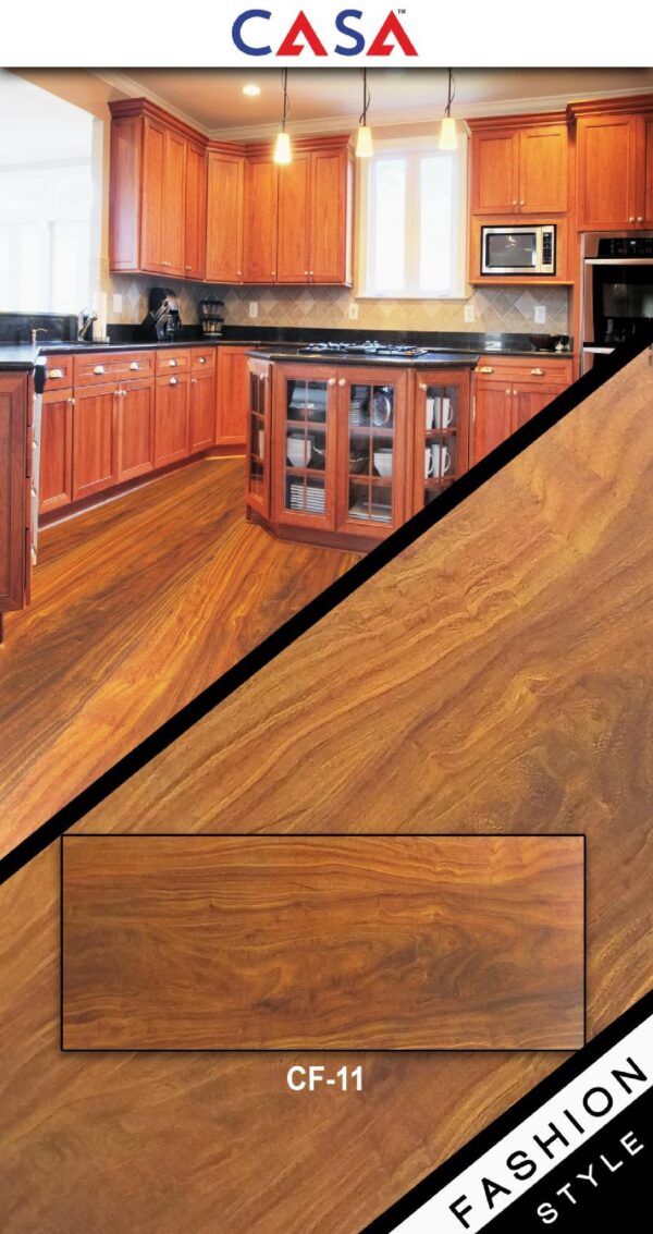 Casa Wooden Flooring Laminate Series 8.3MM Thickness  – Model – CF11 – Velvet Timber Colour – 10 pcs Box- 26sqft