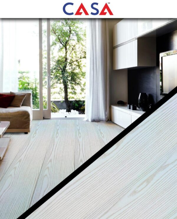 Casa Wooden Flooring Laminate Series 8.3MM Thickness  – Model – CF01 – Whisper Wood Retreat Colour – 10 pcs Box- 26sqft - Image 4