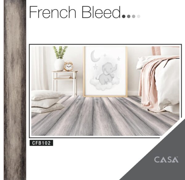 Casa Wooden Flooring ( French Bleed ) Series -8MM Thickness – Model – CFB102 Twilight Ash Colour-10 pcs Box- 26sqft
