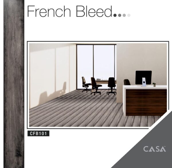 Casa Wooden Flooring ( French Bleed ) Series -8MM Thickness – Model – CFB101 Charcoal Grove Colour-10 pcs Box- 26sqft - Image 3