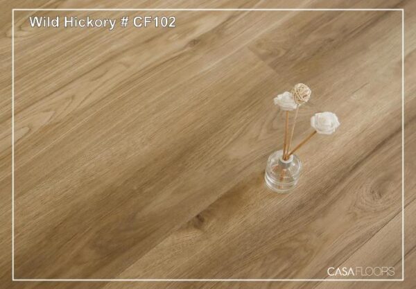 Casa Laminated Wooden Flooring Meraki Series -8MM Thickness - Model - CF102 Wild Hickory Colour-10 pcs Box- 26sqft - Image 4