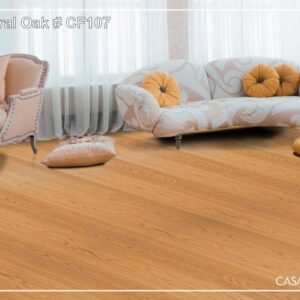 Casa Laminated Wooden Flooring Meraki Series -8MM Thickness - Model - CF107 Natural Oak-10 pcs Box- 26sqft (Copy)