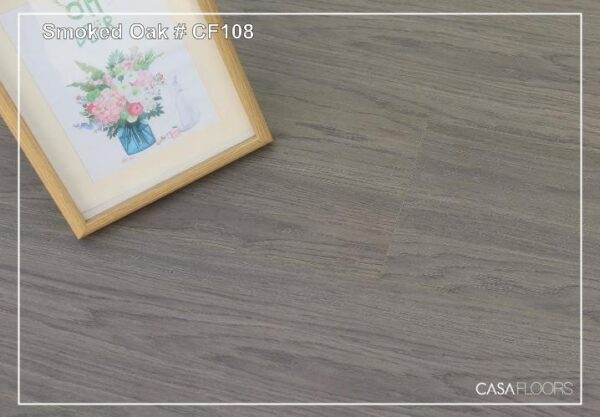 Casa Laminated Wooden Flooring Meraki Series -8MM Thickness - Model - CF108 Smoked Oak-10 pcs Box- 26sqft - Image 4